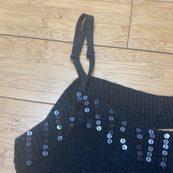 Little Black Dress Tiered Layered With Ruffles Sleeveless Women's Size S - Picture 12 of 15